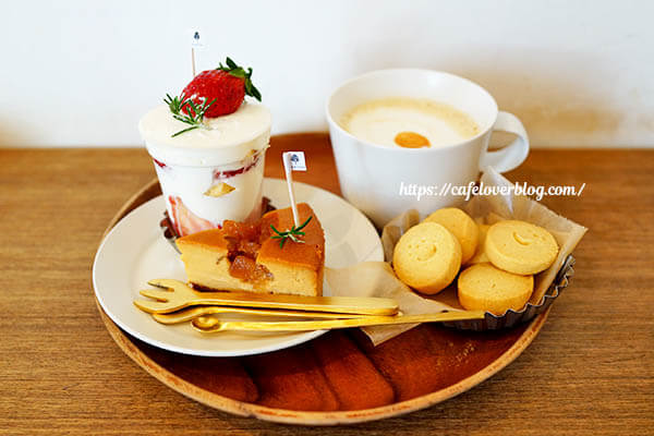 anzu to momo◇いちごのショートケーキ / キャラメルりんごのチーズケーキ / きび糖のクッキー / ラムキャラメルミルク