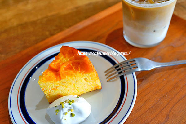 ALAYA ◇ オレンジケーキ / アイスカフェラテ