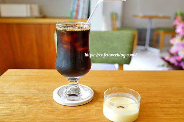 ほわん ◇ アイスコーヒー / 季節のポタージュ