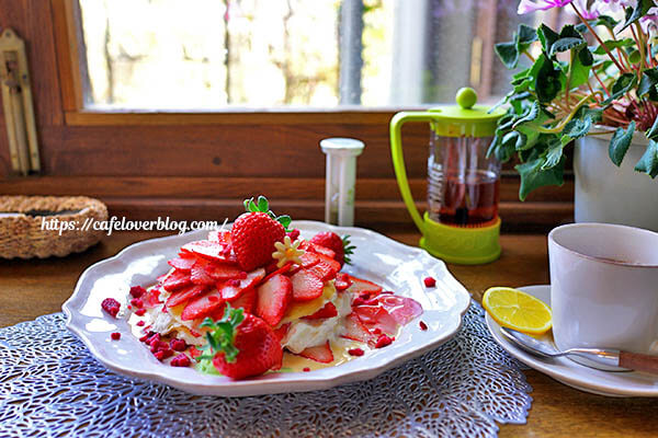 Greenfinger Cafe & Shop ◇ いちごの王様クレープ