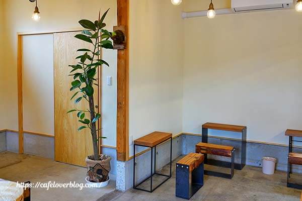 栃木県さくら市のカヌイストコーヒーの店内