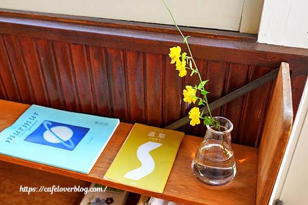 茨城県大子町にあるカフェnene parの店内