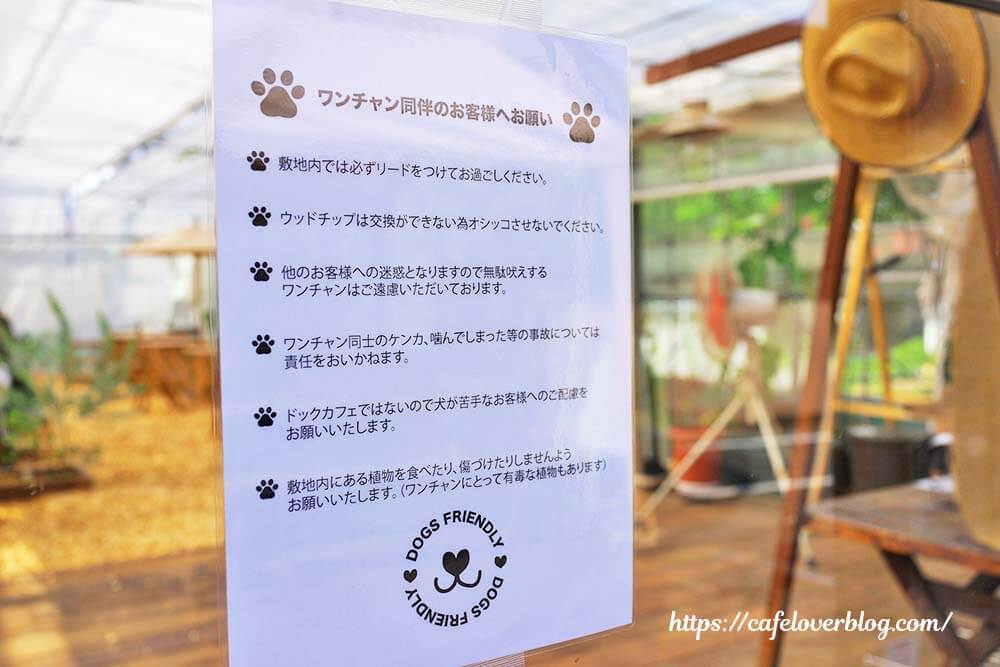 ワンちゃん同伴時のルール 2025.5 撮影