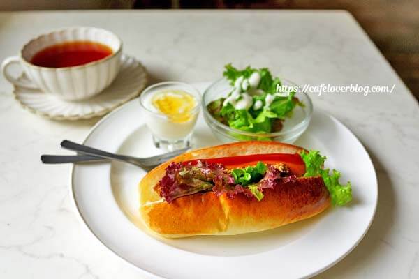 埼玉県吉見町のcafe montのホットドッグ