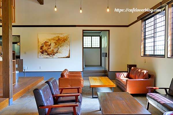 栃木県大田原市にあるひつじ珈琲大雄寺店の店内