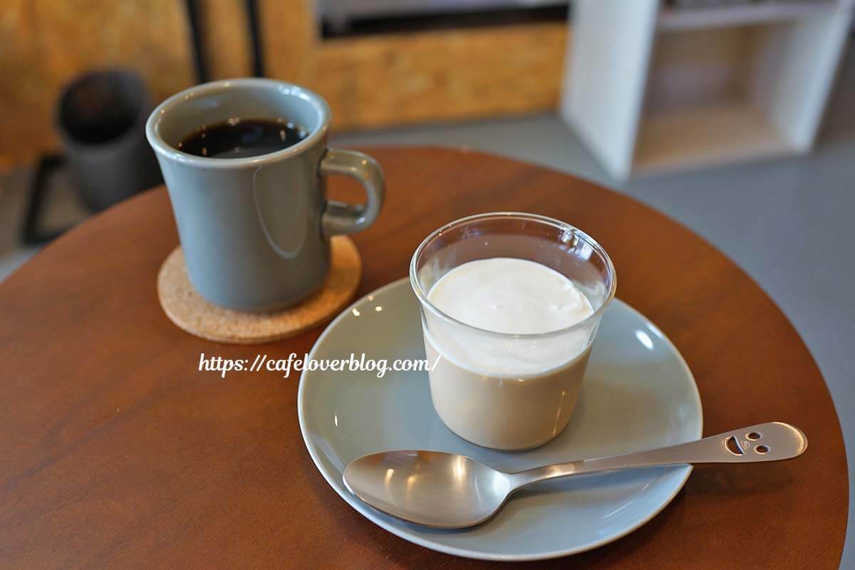 栃木県那須町のCafe Rucyのコーヒーミルクプリンとガツンと目覚めのコーヒー