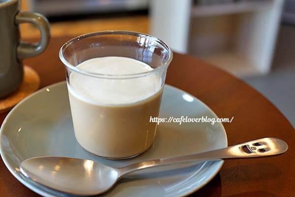 栃木県那須町のCafe Rucyのコーヒーミルクプリン