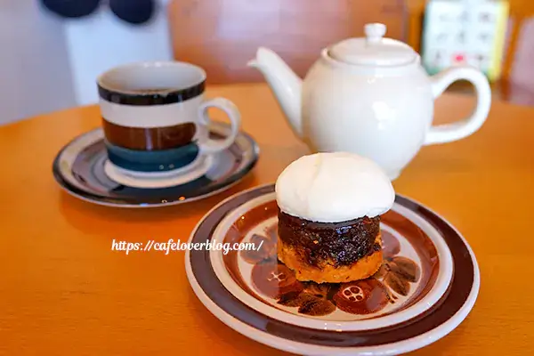 栃木県小山市のcafe tatinのガトータタンとアップルティー
